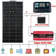 RadiantGrid Pro 300W Solar Kit with 3000W Pure Sine Wave Inverter kit.
