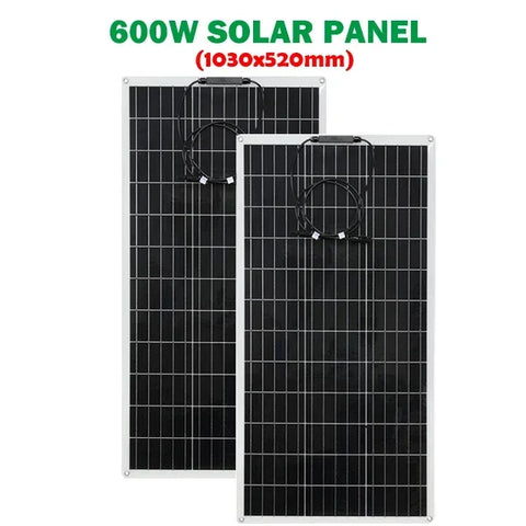 RadiantGrid Pro 300W Solar Kit with 3000W Pure Sine Wave Inverter - Complete 12V/110V/220V Power System