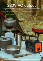 RadiantGrid PowerStation Pro Series 200W/500W/1000W - Pure Sine Wave Portable Solar Generator with PD & QC3.0