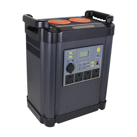 RadiantGrid PowerStation Pro Series 200W/500W/1000W - Pure Sine Wave Portable Solar Generator with PD & QC3.0