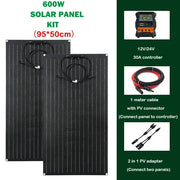 RadiantGrid Pro 3000W Complete Solar Kit - Pure Sine Wave Inverter with 300W Panel and Smart Controller