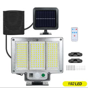 RadiantGrid TriMode Pro Solar Wall Light - 330 COB LED with Motion Sensor & Remote Control