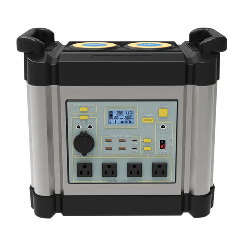 RadiantGrid PowerStation Pro Series 200W/500W/1000W - Pure Sine Wave Portable Solar Generator with PD & QC3.0