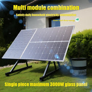 RadiantGrid Pro Series Solar Panel 6000W - 18V/3KW Portable Power Bank Flexible Charging Outdoor Solar Cells
