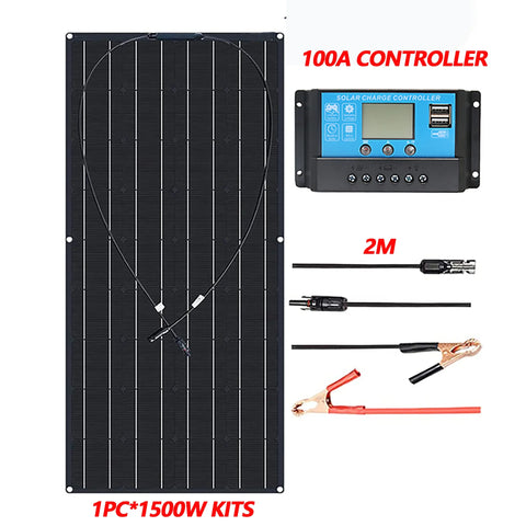 RadiantGrid Pro 3000W Monocrystalline Solar Panel - 21.8% Efficiency with MC-4 Connectors