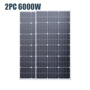 RadiantGrid Pro Series Solar Panel 6000W - 18V/3KW Portable Power Bank Flexible Charging Outdoor Solar Cells