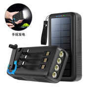 RadiantGrid Survivor 63200mAh Hand Crank Solar Power Bank - IP66 Waterproof